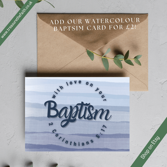 Wave Baptism card