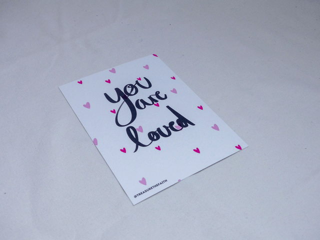You are loved Postcard