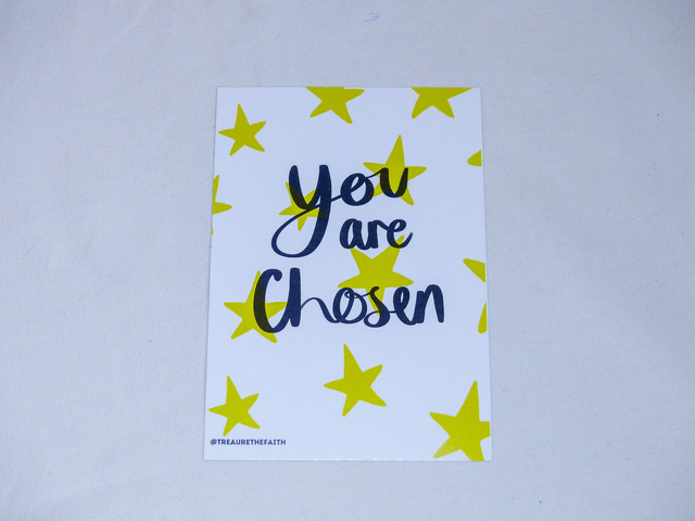 You are chosen Postcard