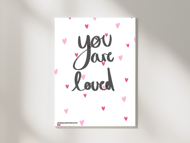 You are loved Postcard