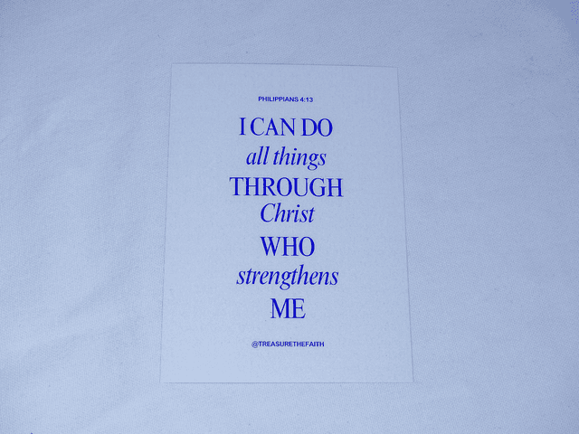 Philippians 4:13 Postcard