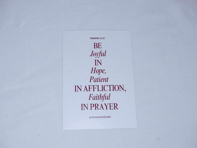 Elegant Scripture Postcard pack of 4